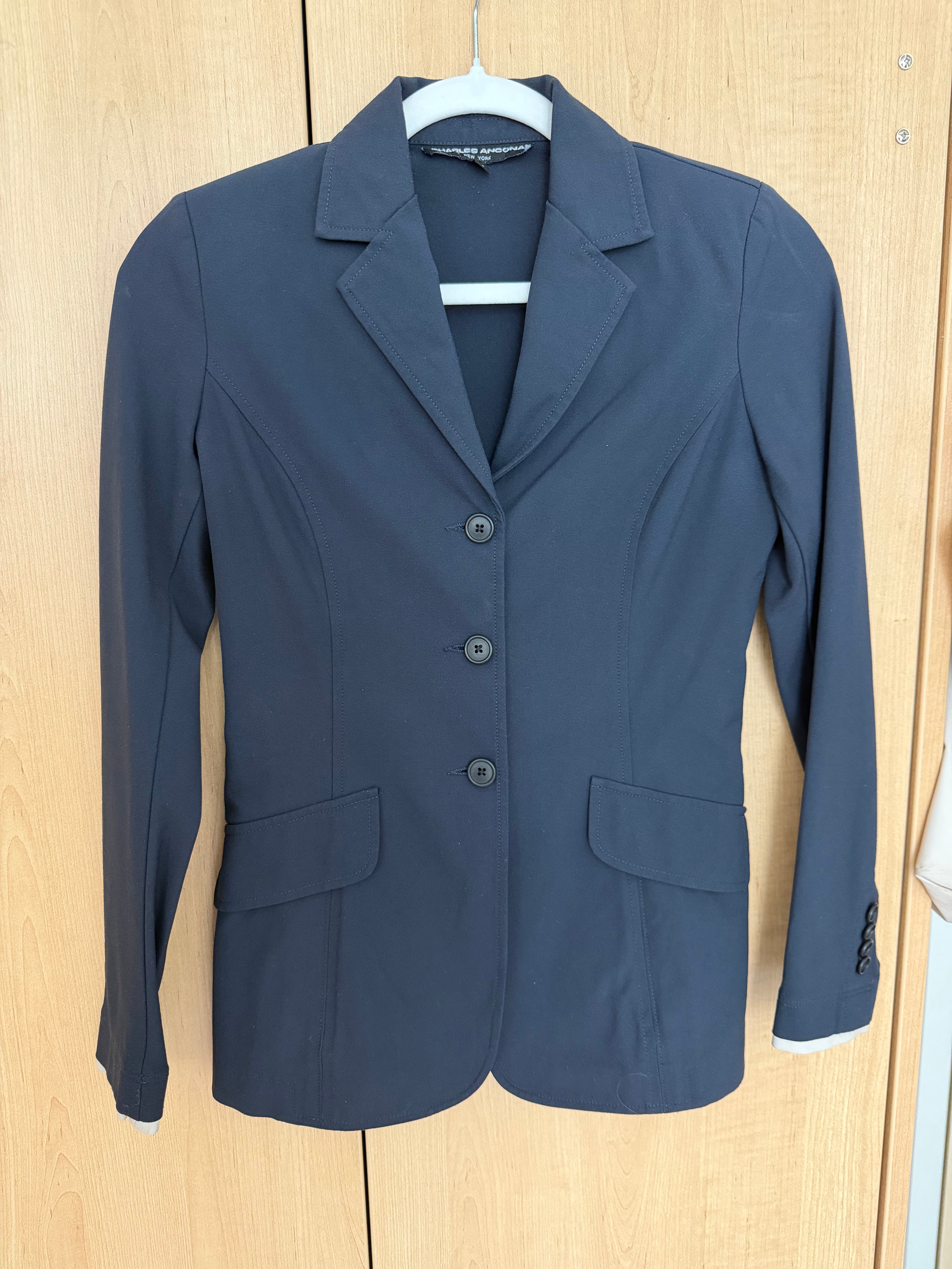 Charles Ancona 4 Navy (plain) Showcoat