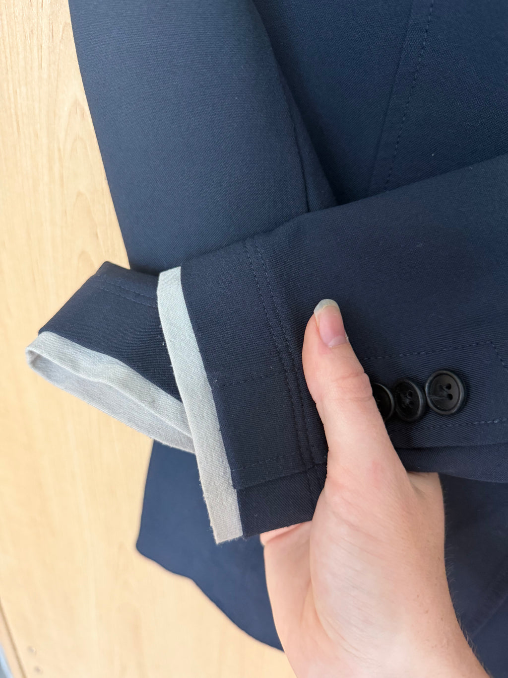 Charles Ancona 4 Navy (plain) Showcoat